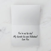 Twee Boxers, één Hart: een Poot-positief Perfect D Feestdagen Kaart (Binnen)