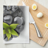 Twee bramen theedoek (Quarter Fold)