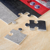 Twee Brandstofmotoren vooraan vuurhuis Legpuzzel (Zijkant)