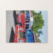 Twee Brandstofmotoren vooraan vuurhuis Legpuzzel (Horizontaal)