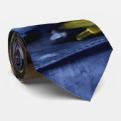 Twee brandweerluiers in brandweerwagen stropdas (Opgerold)