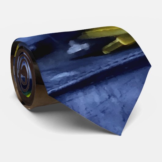 Twee brandweerluiers in brandweerwagen stropdas (Opgerold)