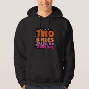 Twee Brides Lesbians Lgbt Hoodie