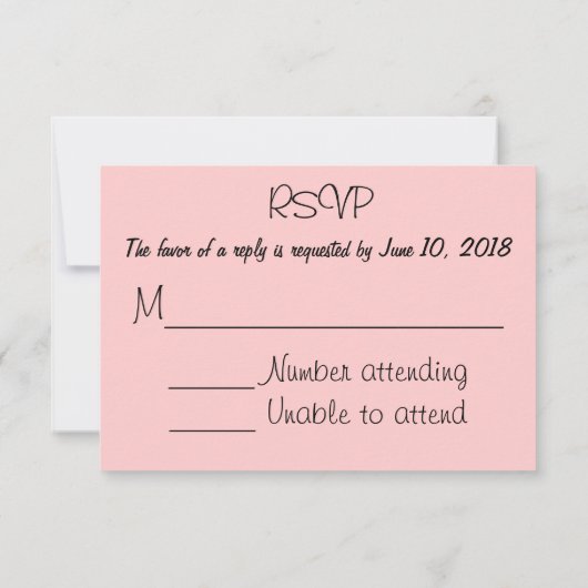 Twee Brides RSVP (Achterkant)