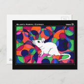 TWEE Briefkaart: Blair's Animal Corner Rat Briefkaart (Voorkant / Achterkant)