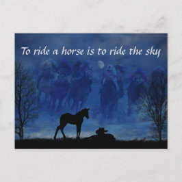 Twee Briefkaarten met een Thoroughbred Racehorse F