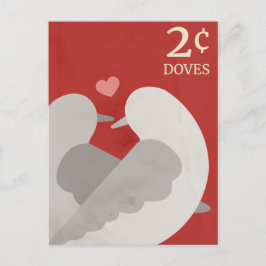 Twee Briefkaarten met schroefdoven