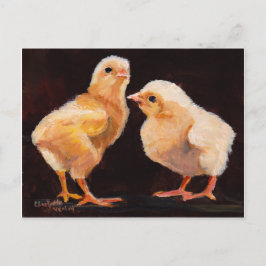 Twee Briefkaarten tegen vogelpest