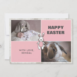 Twee Briefkaarten voor fotocollage Pasen