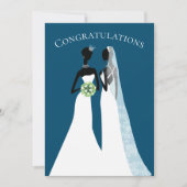 Twee britten van lesbiennes weddenschap legant gef kaart (Voorkant)