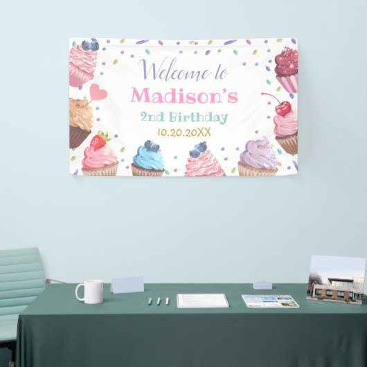 Twee brochures voor de tweede verjaardag van de vi spandoek (Beurs)