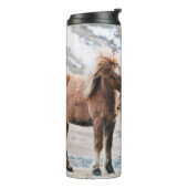 TWEE BROWN HORSES OP HET GEBIED THERMOSBEKER (Gedraaid links)