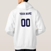 Twee bruggen gepersonaliseerde kleding hoodie (Achterkant)