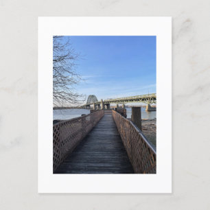 Twee bruggen met Briefkaart