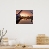 Twee Bruggen Poster (Keuken)
