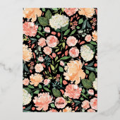 Twee bruiddress Lesbians Couples Shower Folie Uitnodiging (Achterkant)