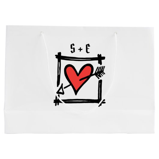 Twee Bruiden Biker Motorfiets Bruiloft Groot Cadeauzakje (Achterkant)