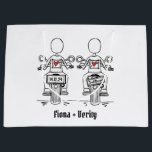 Twee Bruiden Biker Motorfiets Bruiloft Groot Cadeauzakje<br><div class="desc">Biker motorfiets bruiloft geschenk tas. U kunt de tekst bewerken als u het lettertype wilt wijzigen. U kunt ook de tekengrootte en -plaatsing wijzigen.</div>