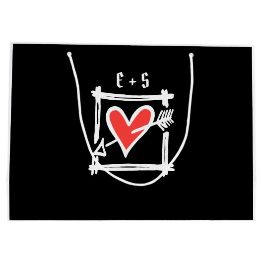 Twee Bruiden Biker Motorfiets Bruiloft Groot Cadeauzakje (Achterkant)