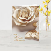 Twee Bruiden Lesbisch Bruiloft Gefeliciteerd Rozen Kaart (Gele Bloem)