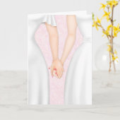 Twee Bruiden, Lesbisch Huwelijk Kaart (Gele Bloem)