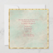 Twee Bruiden Lesbische Aquarel Bloemen Trouwen  Kaart (Achterkant)