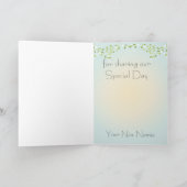 Twee bruiden LOVE  Lesbische Trouwkaart met dankbe Bedankkaart (Binnen)