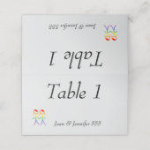 Twee bruiden Rainbow Love Plaatskaartje (Buitenkant ongevouwen)