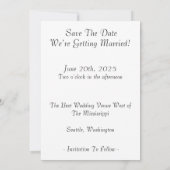 Twee bruiden Rainbow Love Save The Date (Achterkant)