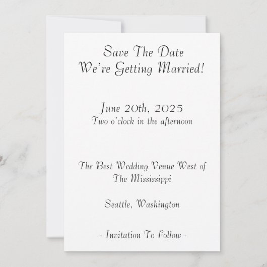 Twee bruiden Rainbow Love Save The Date (Achterkant)