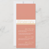 Twee bruiden reisplan aankondigingen (Voorkant)