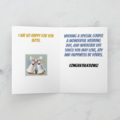 Twee bruiden Trouwdag bij zonsondergang Gefelicite Kaart (Binnen)