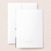 Twee bruiden trouwpak en jurk folie kaarten (Met envelop)