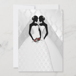 Twee bruidjes in het bruinkees kaart