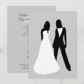 Twee bruidjes kaart (Voorkant / Achterkant)