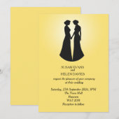 Twee bruidjes kaart (Voorkant / Achterkant)