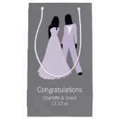 Twee bruidjes klein cadeauzakje (Voorkant)