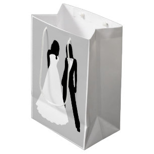 Twee bruidjes medium cadeauzakje
