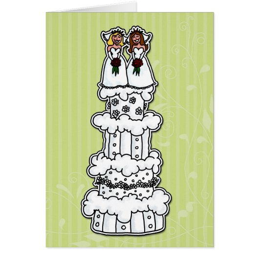 Twee bruidjes op de bruiloft (Voorkant)
