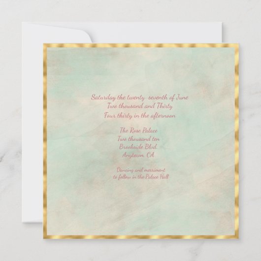 Twee bruidjes over lesbische Waterverf bruiloft Kaart (Achterkant)