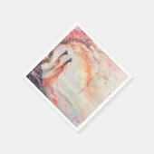 Twee bruidjes servet (Hoek)