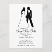 Twee bruidjes sparen de datumbruiloft aankondigingskaart (Voorkant)