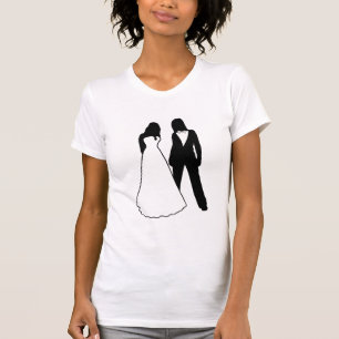 Twee bruidjes t-shirt