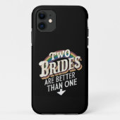 Twee bruidjes zijn beter dan één lesbische bruilof Case-Mate iPhone case (Achterkant)