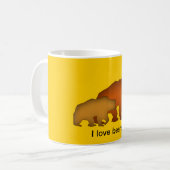 Twee bruine Beren Mok (Voorkant links)