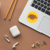 Twee bruine Beren Sticker