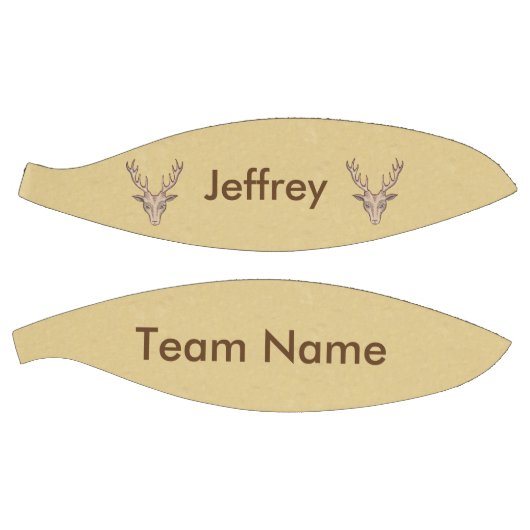 Twee bruine mannetjestrofee Deer Head-hoofden grot Basketbal (Panelen)