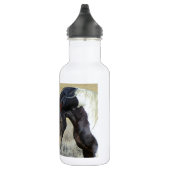 Twee bruine wilde paarden waterfles  (Rechts)