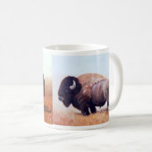 Twee buffelschilderijen koffiemok (Voorkant rechts)