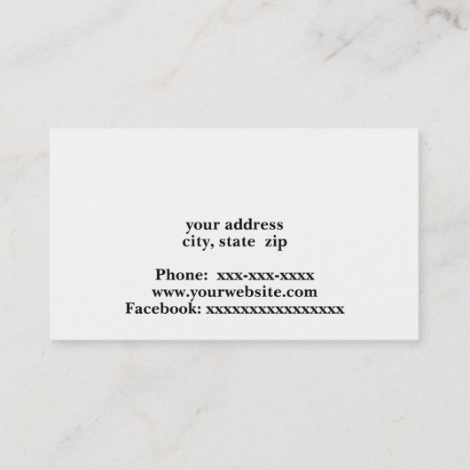 Twee buiten centrale airconditioners visitekaartje (Achterkant)